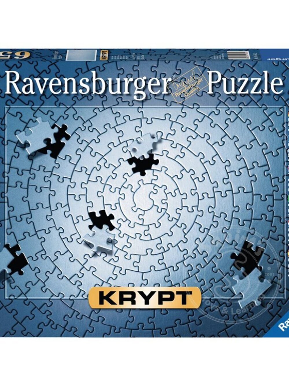 Ravensburger Krypt Silver Puzzle 654 Pieces